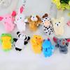 10Pcs Finger Puppets with Small Animal Figures Plush Toy Set, Children's Party, Christening, Shower Etc. Plush Toy, Hand Puppets with Plush Animals