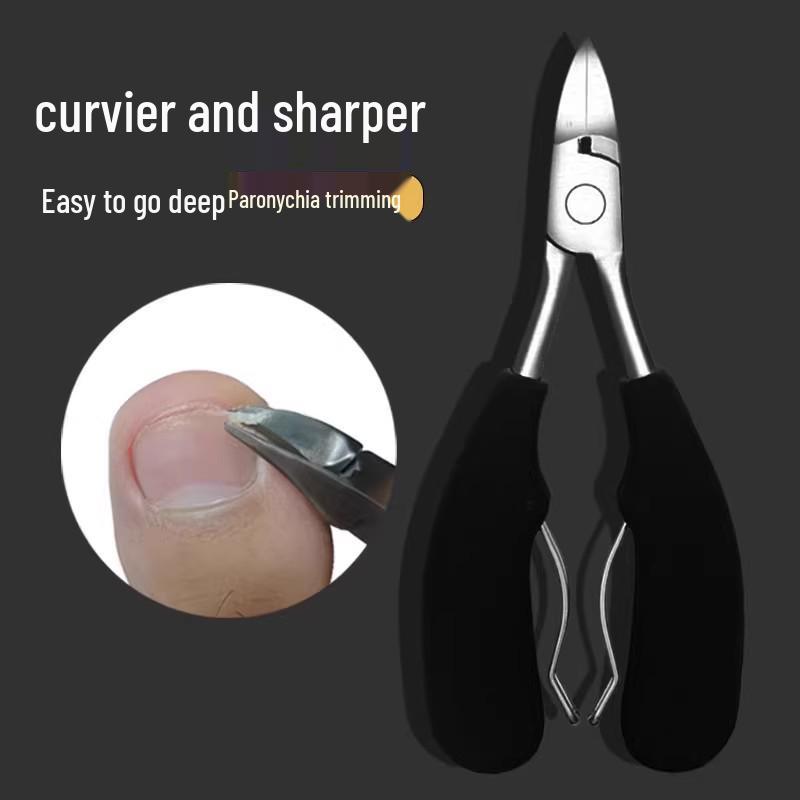 Stainless Steel Ingrown Toenail Clipper for Thick Nails and Dead Skin.