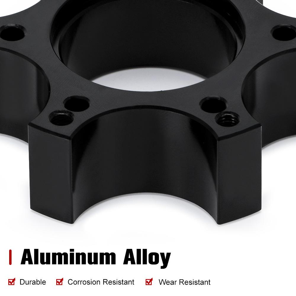 Aluminiumlegering 70 mm hjuldistanser Adapterplatta Ring för Thrustmaster T300RS Rattuppgradering Rattadapterplatta
