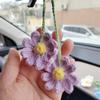 Cotton Yarn Hanging Basket with Unique Daisy Pattern For Home Ornaments And Office Decorations Personalizing Your Car