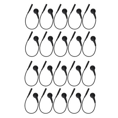 20PCS Electrode Wire Button Type Short Copper Foil Wire Electrode Lead Wire Adapter for TENS