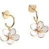 2023 New Elegant Flower Drop Earrings Simple Fashion Dangle Earrings Temperament Earrings Jewelry Birthday Mother's Day Valentines Day Gift for Women 