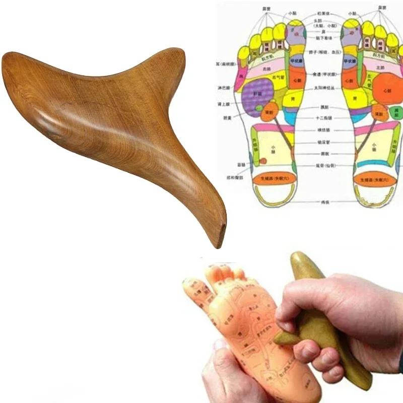 Gua Sha-Werkzeuge für Triggerpunktmassage aus Holz, professionelles Lymphdrainage-Werkzeug, Massagewerkzeuge für die Holztherapie für Rücken, Nacken, Beine, Hände