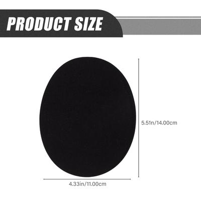 1Pair Clothing Oval Patches High-Quality Ironing Applique for Knee Elbow Repair On Jeans Suit Shirt Bag Hat Shoe