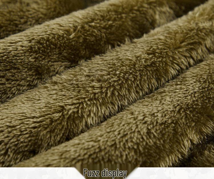 Men's Fleece-Lined Multi-Pocket Vest: Outdoor Down Cotton Photography Gilet, Plus Size, Trendy Dad Style