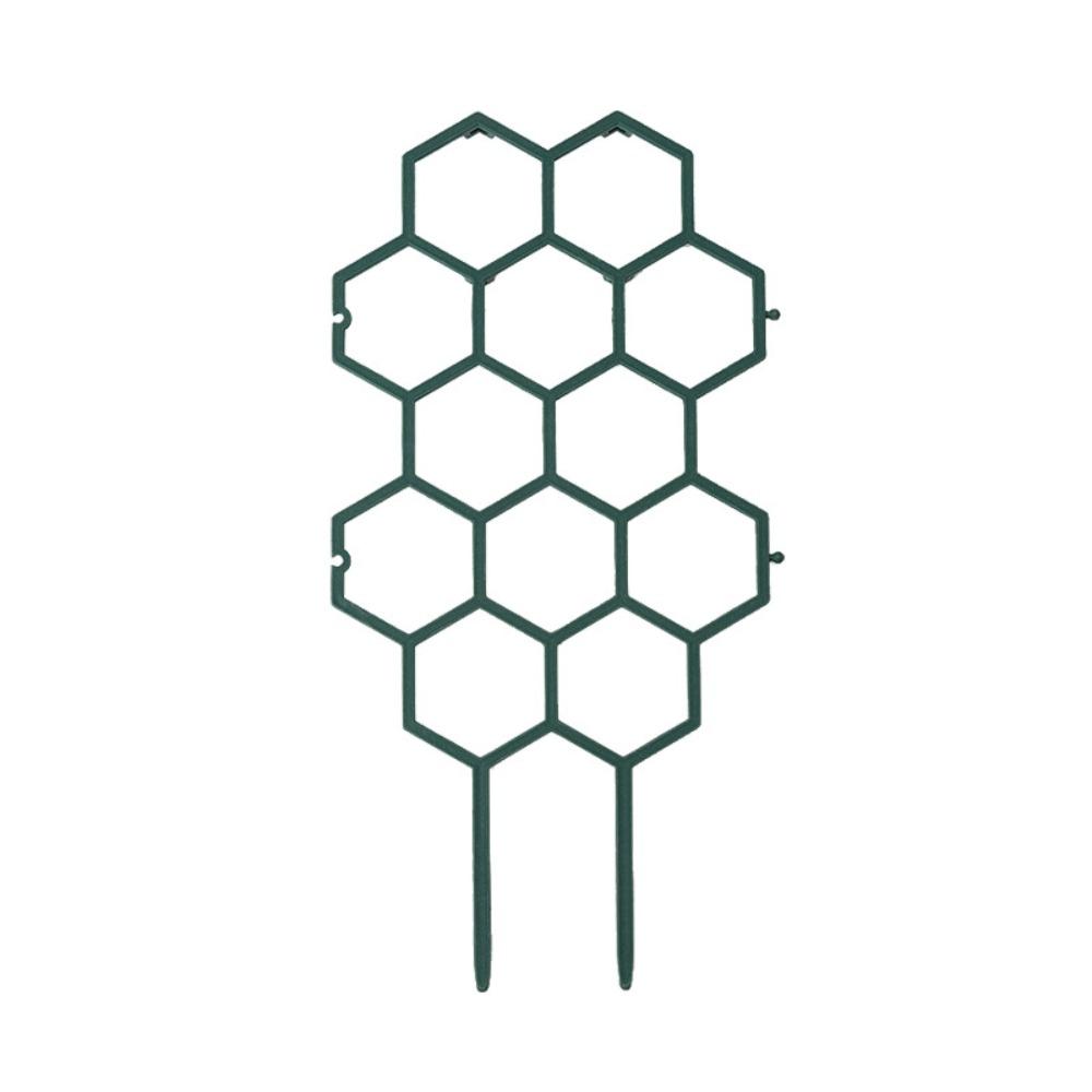 Honeycomb Design Plant Support Rustproof Plastic Stackable Garden Climbing Frame Easy To Use Durable Honeycomb Plant Trellis