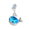 925 Silver Luminous Blue Ocean Series Octopus Starfish Charms Beads For Women Fit Bracelet DIY Jewelry Gifts