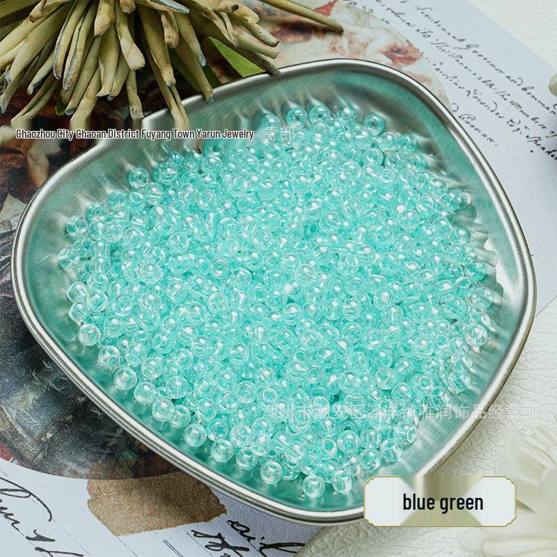 4mm Gold-Revealing Glass Rice Beads for DIY Jewelry: Bracelets, Necklaces, Hairpins, Tassels