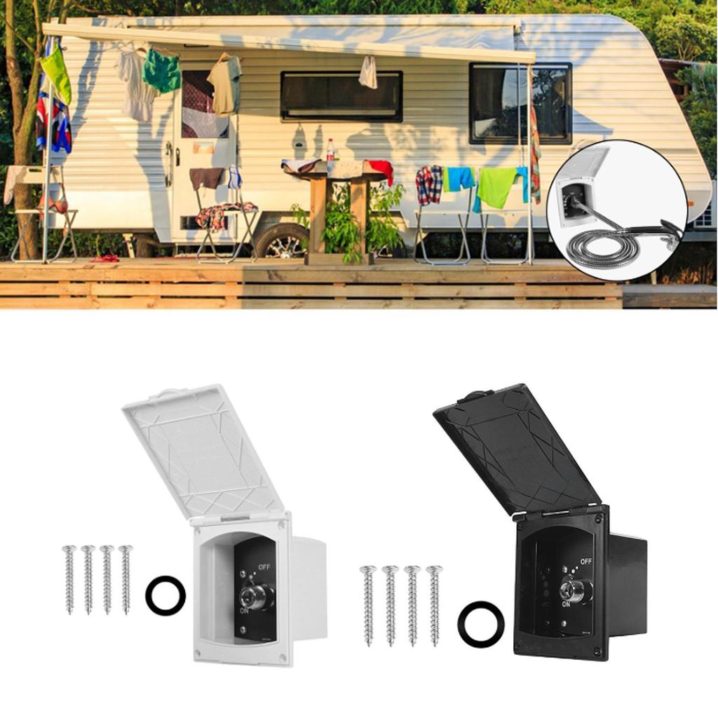 Generic RV Exterior Shower Box Kit Modification Accessories Adjustable Water