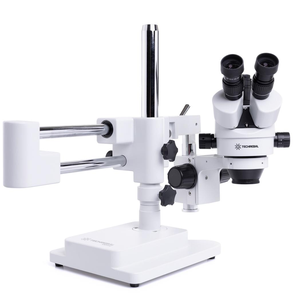 Techrebal 10Hw Trinocular Stereo Microscope - White Szm7045T-Stl2