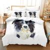 Dog Duvet Cover Cute Dogs Bedding Set Cartoon Puppy Pattern Duvet Cover Set 3D Print Dogs Pattern For Kids Adults