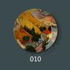 8 Inch Van Gogh Painting Porcelain Decorative Wall Hanging Plate Seat Disc Ceramic Disc Art Nouveau