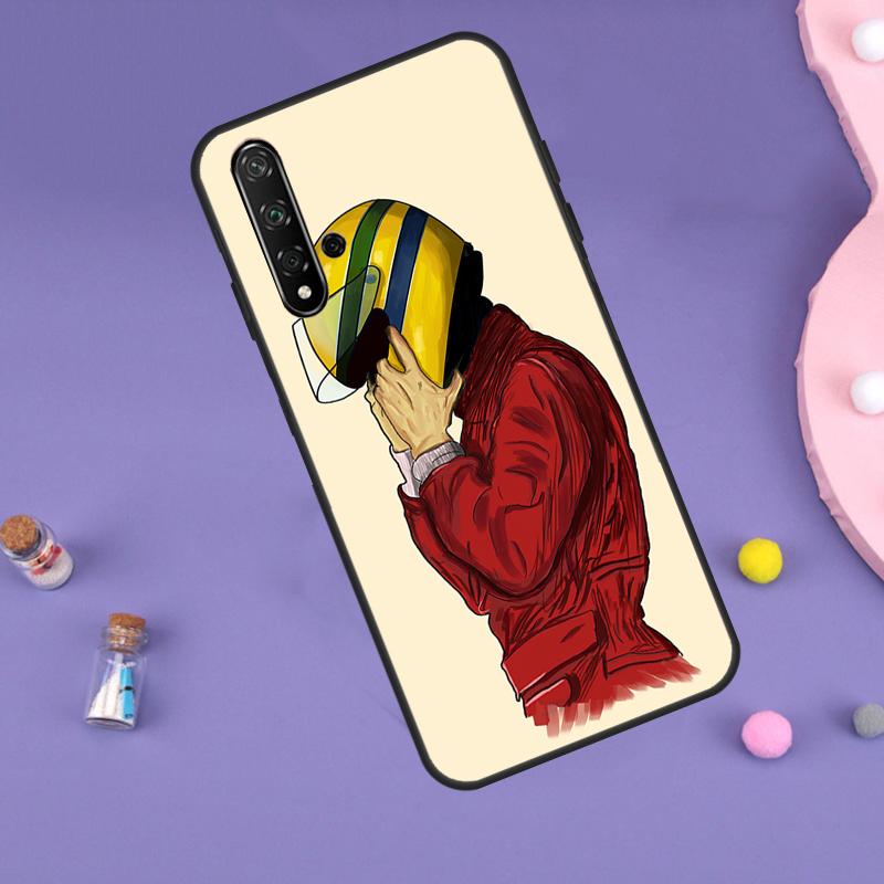 Ayrton Senna F1 Case For Huawei P30 P20 P40 Lite Nova 5T 11i 8i 3i 9 10 SE 11 Pro Y90 Y70 Y61 Y60 Y91 Cover