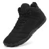 Fashion 2024 Winter Booties Men Snow BareFoot Casual Shoes Outdoor Work Shoes Ladies Warm Fur Men Ankle Shoes Male Snow Boots Plus Size