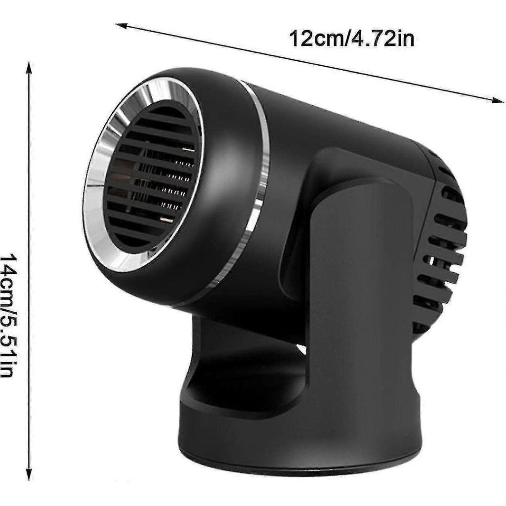Car Heater,portable Auto Heater Fan Fast Heating,cars Windshield Defogger Defroster Adjustable Cooling Heater - PJ