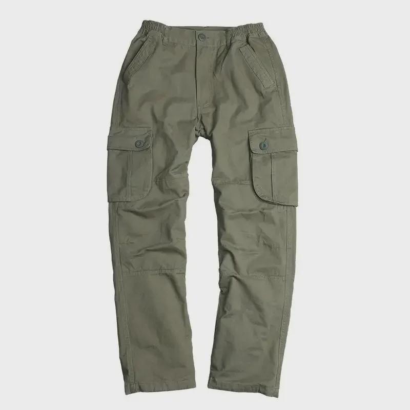 Men's Three-Dimensional Tactical Cargo Pants - Loose Fit, Straight, Multi-Pocket Trend