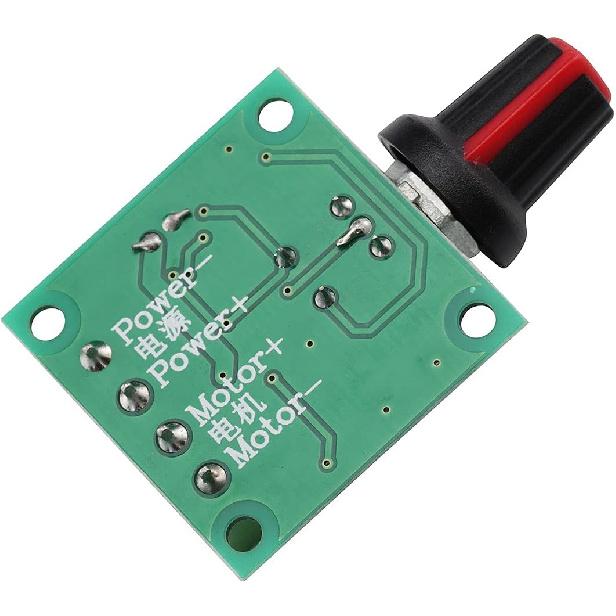 6PCS DC PWM Motor Speed Controller 1803BK 1803B Adjustable Driver Switch with Speed Control Knob DC 1.8v 3v 5v 6v 12v 2A 30W Low Voltage