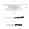 14pcs set Revolving Cake Decorating Stand Kit Rotating Cake Turntable
