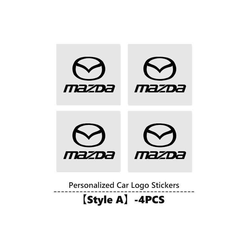 Badge Interno Auto Decorazione Esterna Adesivo Decalcomania Per Mazda 2 3 5 6 Axela Atenza Speed 6 CX3 CX4 CX5 CX7 CX8 CX9 MS