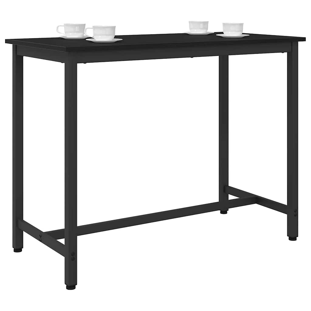 Table Black Oak Look 100 X 50 X 76.5 Cm