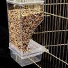 Bird Feeders Automatic Parrot Feeder Drinker Acrylic Seed Food Container Cage Accessories For Small And Medium Parakeets