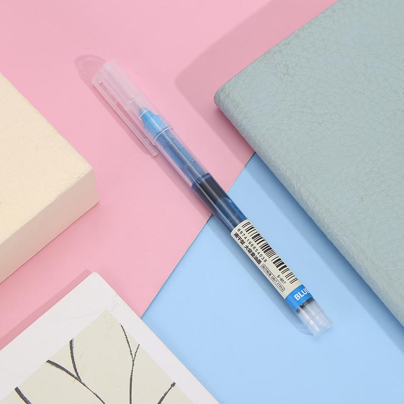 Vibrant Quick-Dry Gel Ink Rollerball Pen 0.5mm Needle Tip, Large Capacity