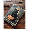 Black Cat Junk Journal Old Pages Dark Witch Fantasy Magical Junk Journal Kit Halloween Thaem Book Of Shadows