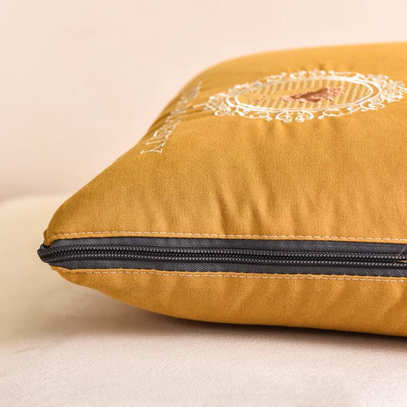 Embroidered Cloud Fleece Pillow Quilt