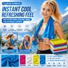 Quick Dry Microfiber Cooling Sport Towel Breathable Sweat Absorbing Ice Towel Outdoor Running Gym Fitness Yoga Blanket