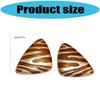 Stylish Zebras Stripe Studs Earrings Lightweight Metal Jewelry Handmade Ear Accessories For Everyday Outfits