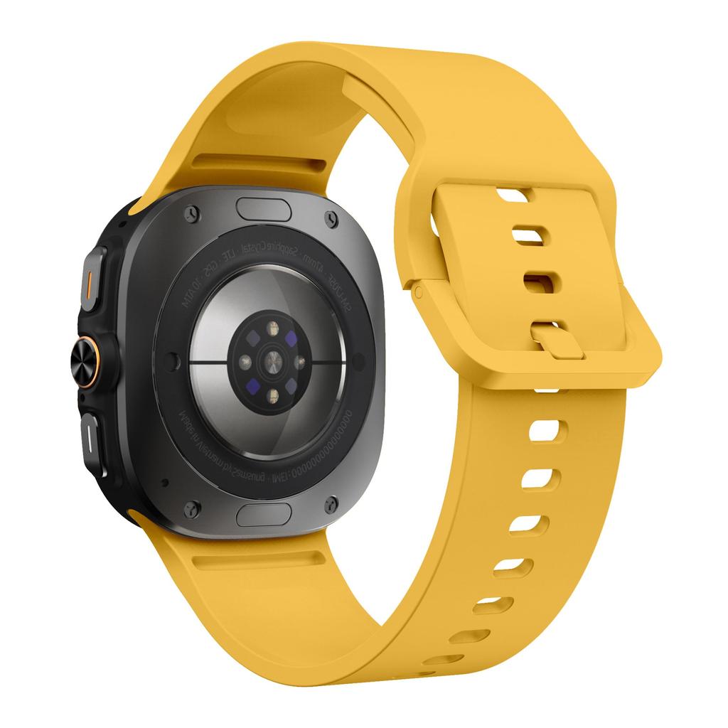 Soft Silicone Band For Samsung Galaxy Watch Ultra Strap 47mm Accessories Sports Bracelet Correa Galaxy Watch 7 Ultra 47mm Belt