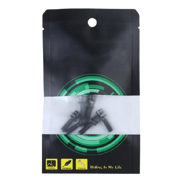 Fixing Screws of Bicycle Stem,6pcs,Fixed Screw for w/ Washers, for Titanium Allo