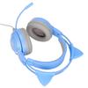 SY 5 Cat Ear Gaming Headset USB+3.5mm Plug Gaming Headphone Supports Volume Adjustment Microphone  (Pink )