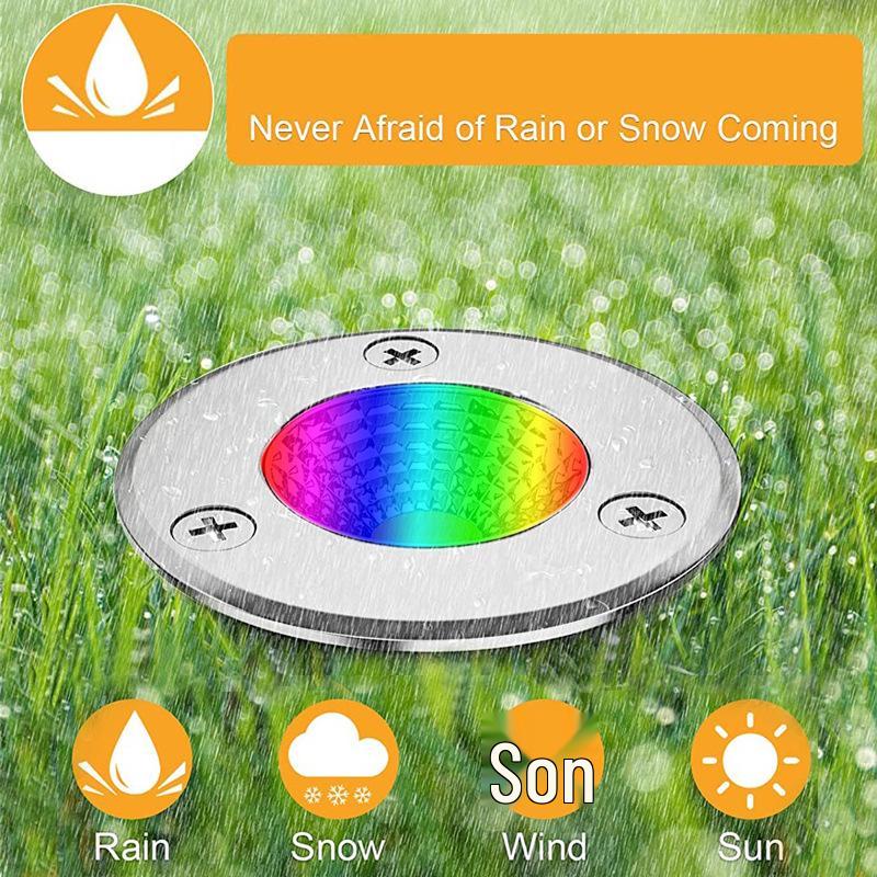Cross-border RGBW 12V Low-voltage In-ground Dimmable Garden Light