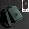 In-stock  Full-cover Suede Car Key Fob Case, Suitable for Volvo S60, S90, XC40, XC60, XC90 High Quality Keychain Accessory