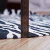 Large Size Cow Printed Cowhide Faux Skin Leather NonSlip Antiskid Mat Carpet for Living Room