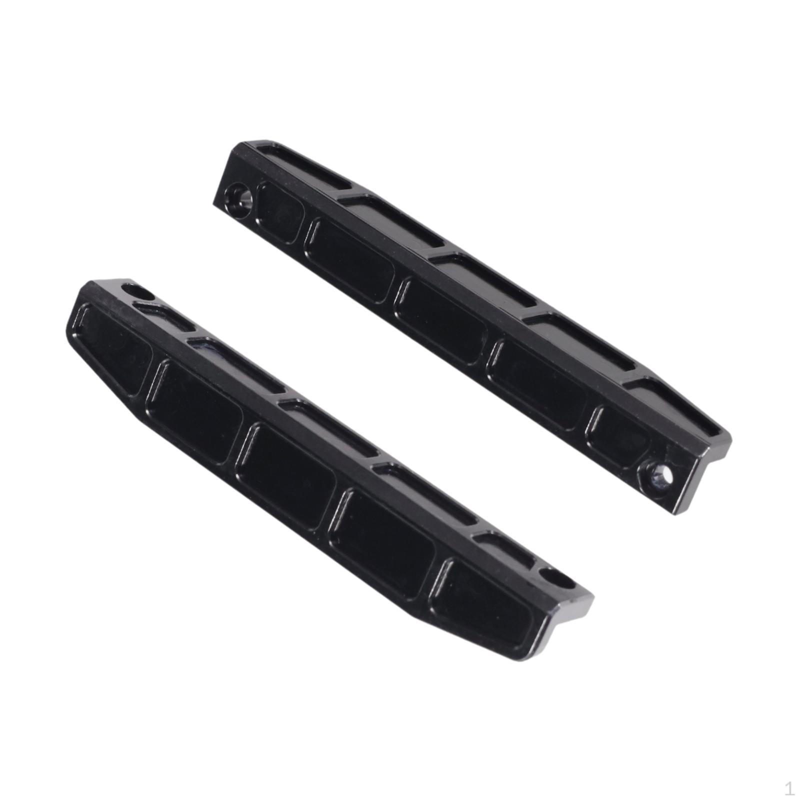 

1 Pair Chassis Part Metal Aluminum Accessory Replacement RC Vehicle Side Protection Car Model чорний
