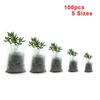 Biodegradable Non woven Grow Bags 100pcs Nursery Bags for Sustainable Planting