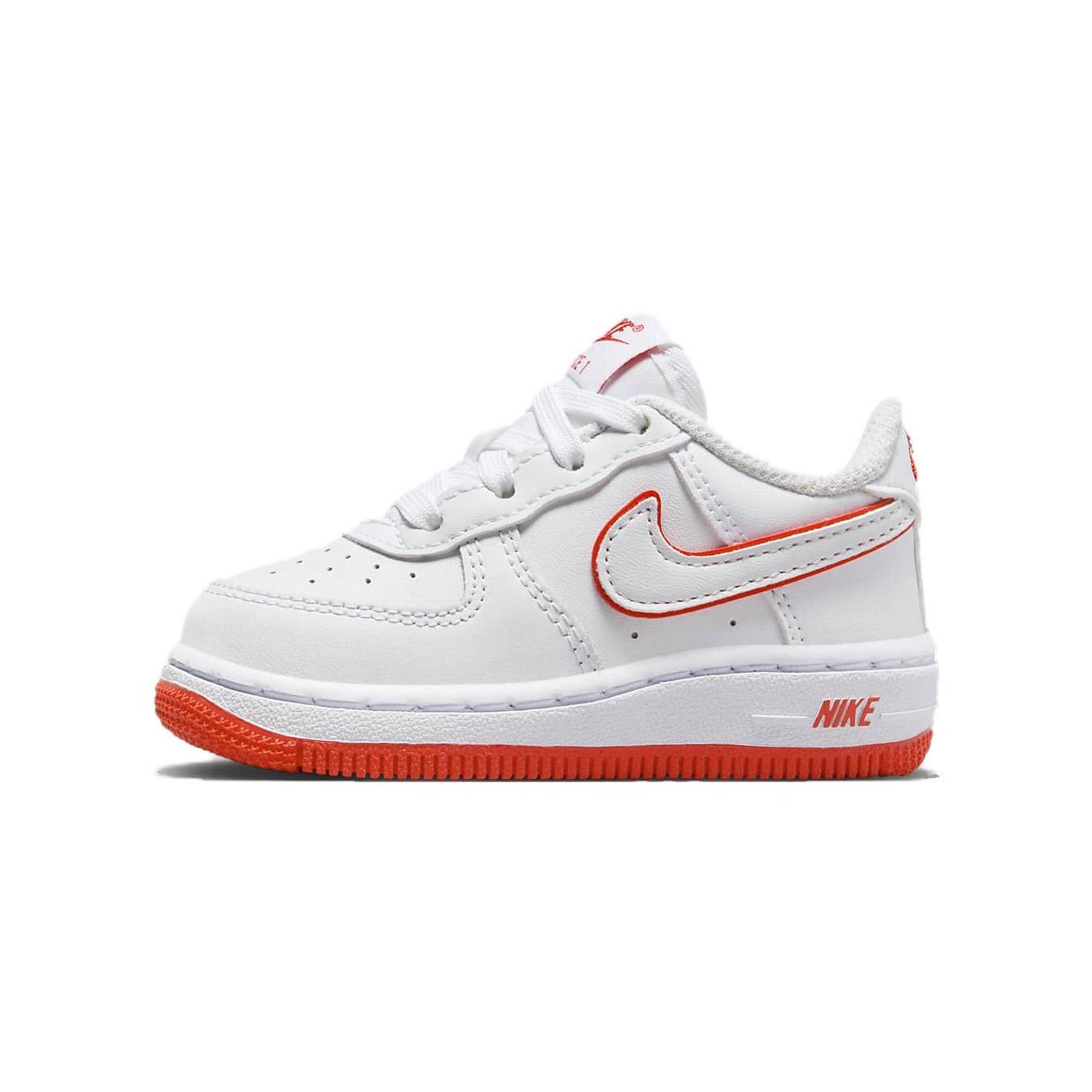

New Nike Air Force 1 Low White Picante Red TD FJ3486-101 25