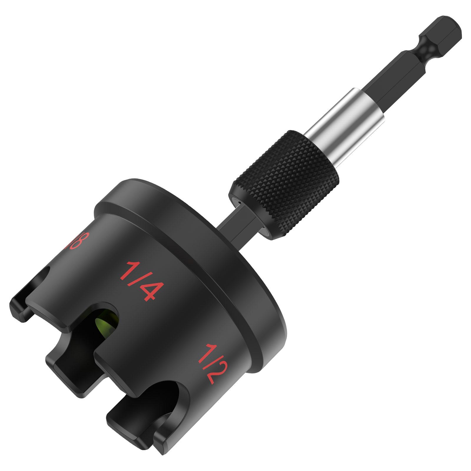 

1 Pc Aluminium Alloy Nut Zipper Drill Quick Release Nut Drill Bit Socket Wrenches Impact Resistant Fast Nut Bolt Removal Tools