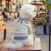 Soft Dog Pullover Preppy Style Two Legs Dog Clothes Minimalist Pet Dog Hoodie Spring Autumn