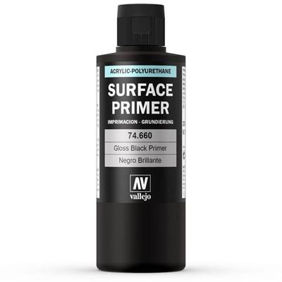 Vallejo Surface Primer Gloss Black Primer 200mL