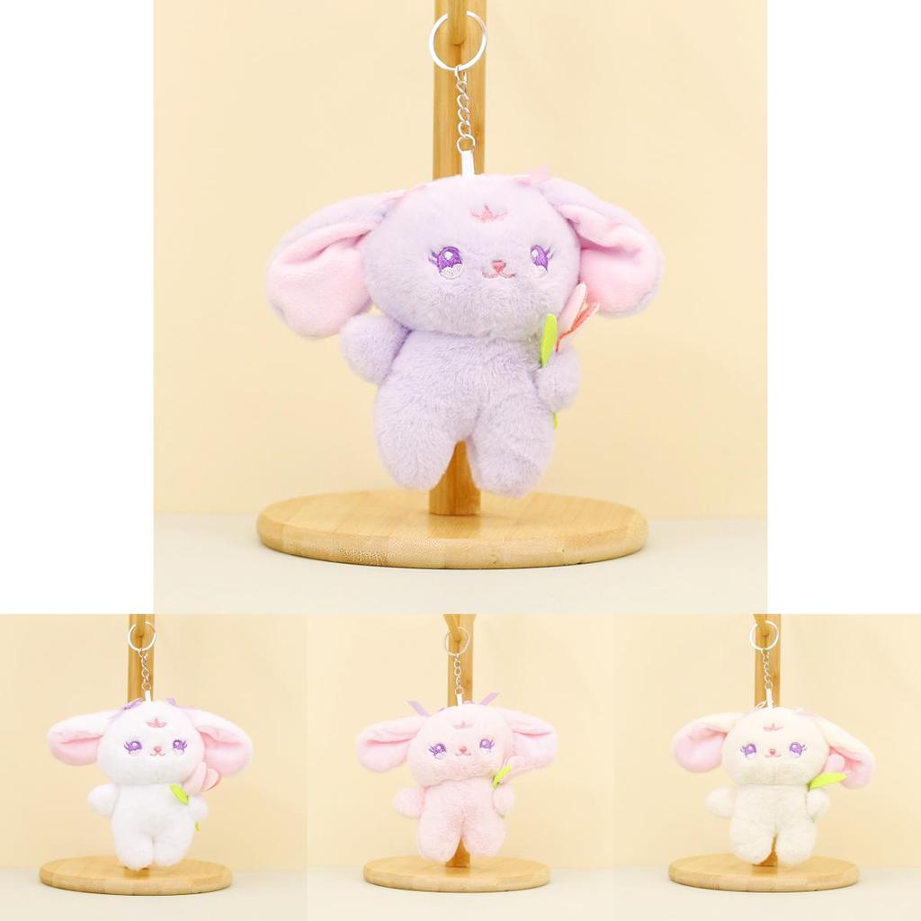 Bunny Plush Lovely Keychain Short Hair Stuffed Animal Wedding Gift