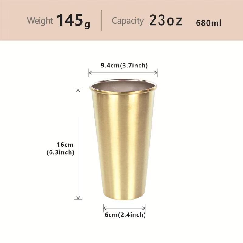 

Shangqi 304 Stainless Steel Insulated Tumbler with Handle, 680ml