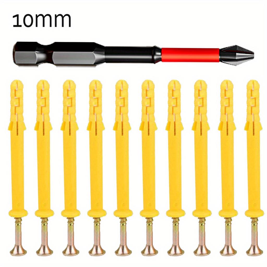 Plastové hmoždinky do sádrokartonu se šroubem, samořezné šrouby a žebrované hmoždinky, rozpínací hmoždinky do sádrokartonu a betonu