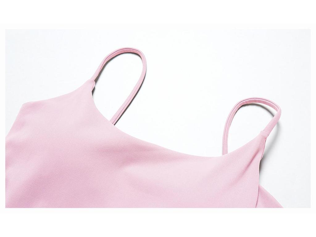 Brushed Yoga Tank Top with Hollow Back & Double Straps - Women's Sports & Fitness Vest 3063