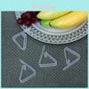 Transparent Triangle Tablecloth Clips With Non Slip Fixing For Home Dining And Party Use