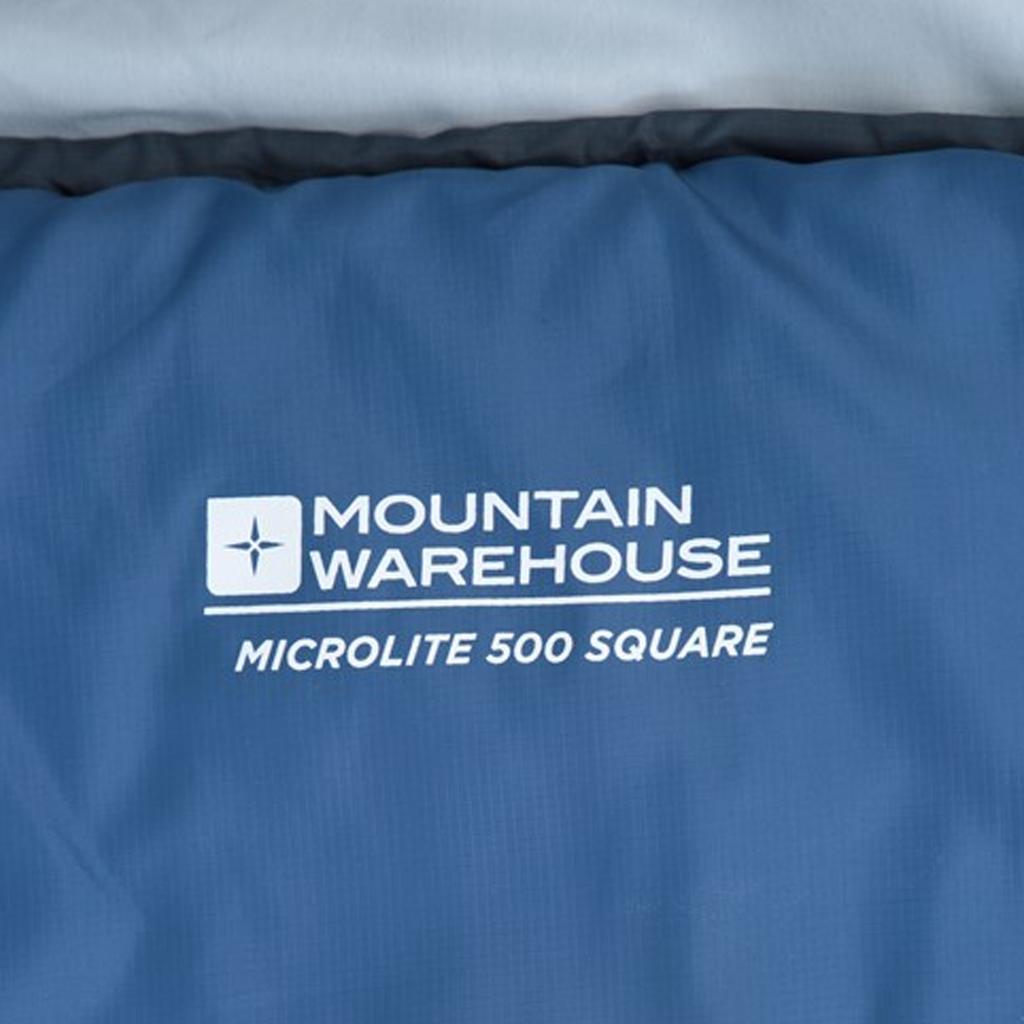 Mountain Warehouse Unisex Erwachsenen Linker Reißverschluss Microlite 500 Quadratischer Schlafsack