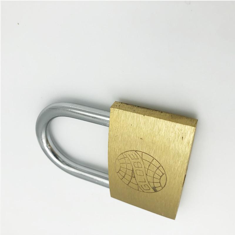 5 PC 50mm padlocks open by same keys Copper locks padlock for drawer luggage case box Hardware