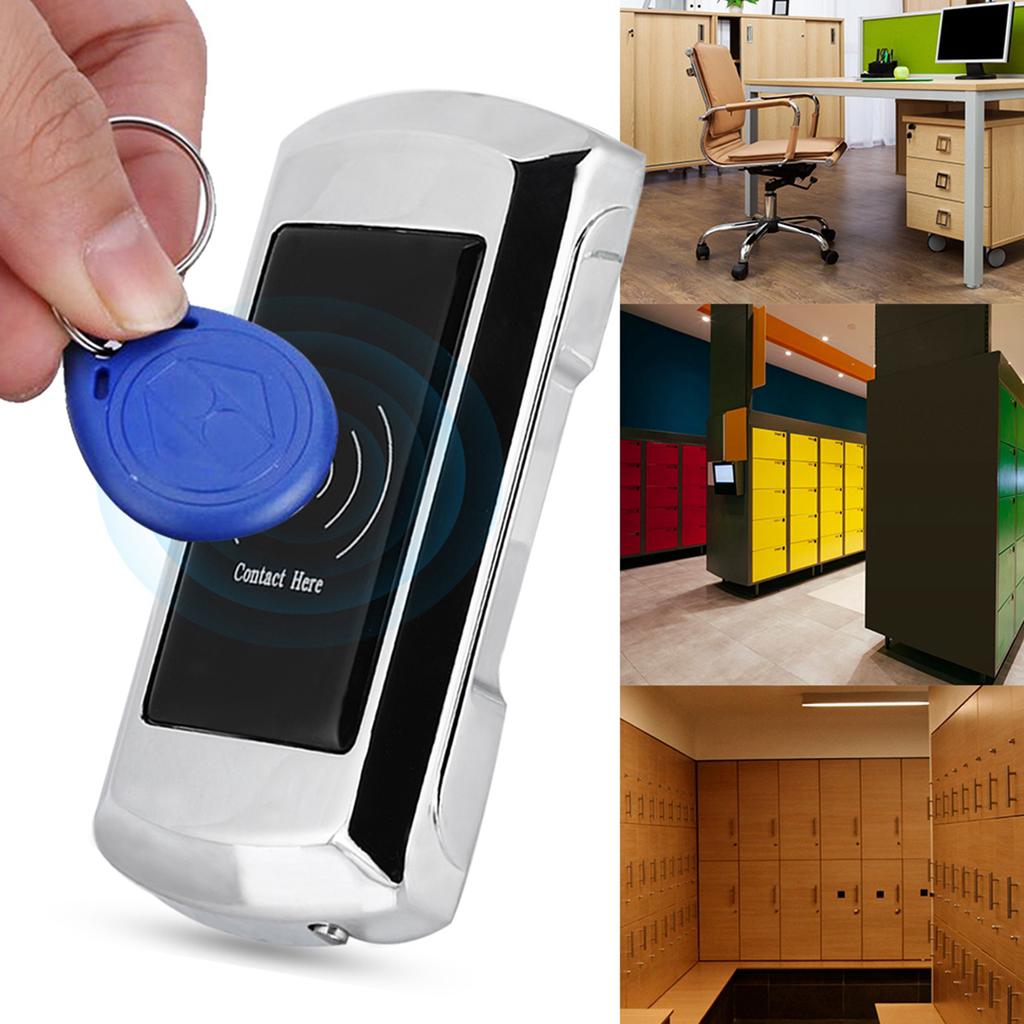 Zinc Alloy Smart Electronic Cabinet Lock with Access Card for Sauna Swimming Hotel Locker